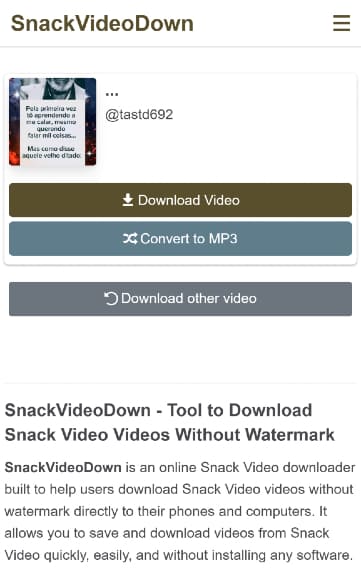Download Snack Video on Android