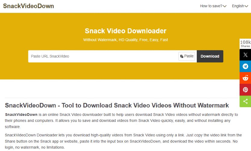 SnackVideoDown